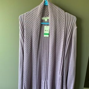 NWT Lilac Sweater - back detail